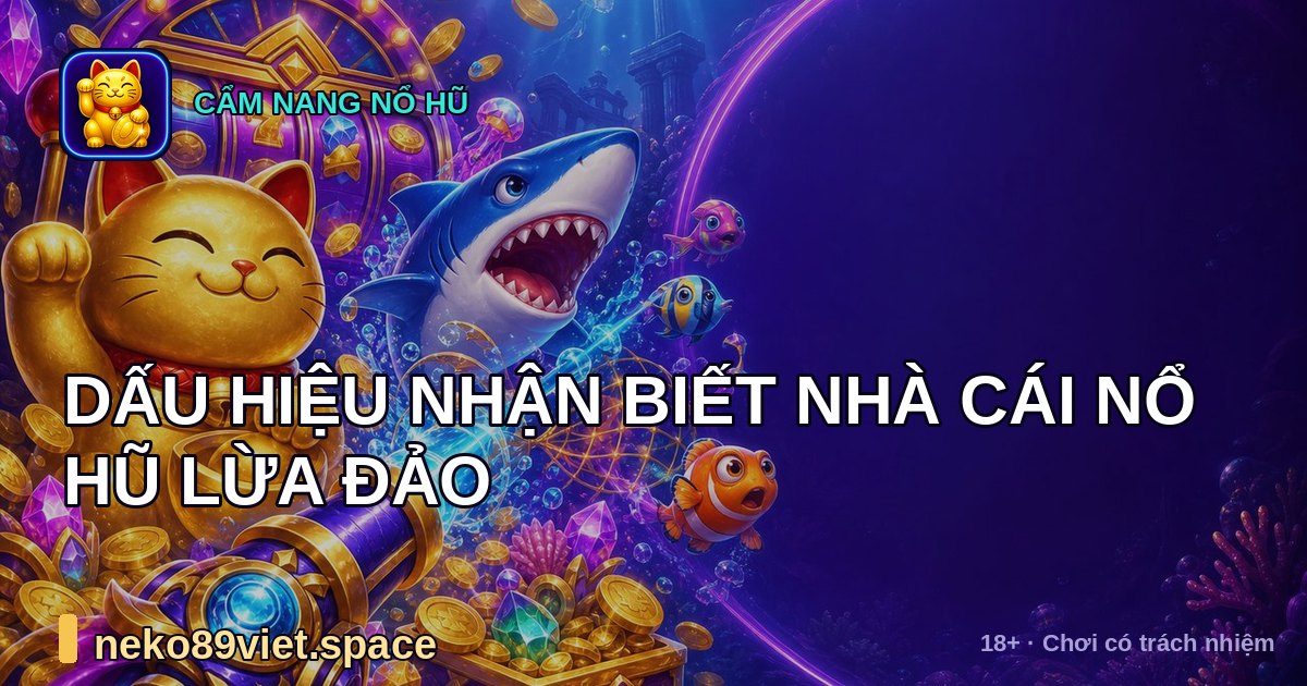 Dấu Hiệu Nhận Biết Nhà Cái Nổ Hũ Lừa Đảo by neko89viet.space