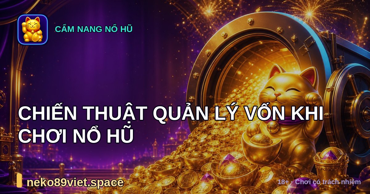 Chiến Thuật Quản Lý Vốn Khi Chơi Nổ Hũ by neko89viet.space
