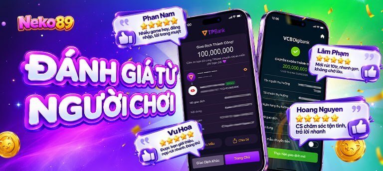 Đánh giá từ người chơi tại Neko89 Việt