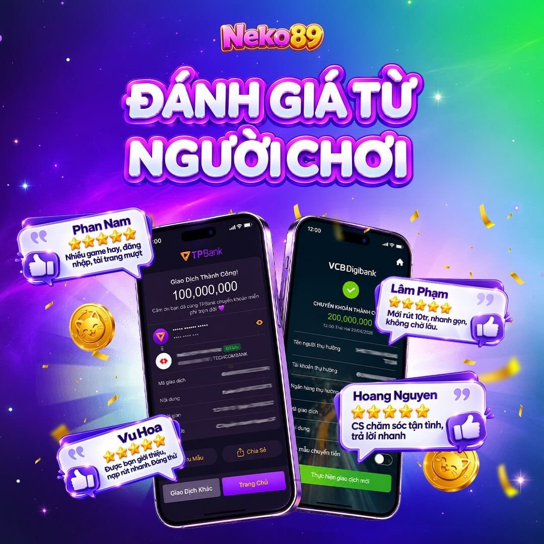 Đánh giá từ người chơi tại Neko89 Việt