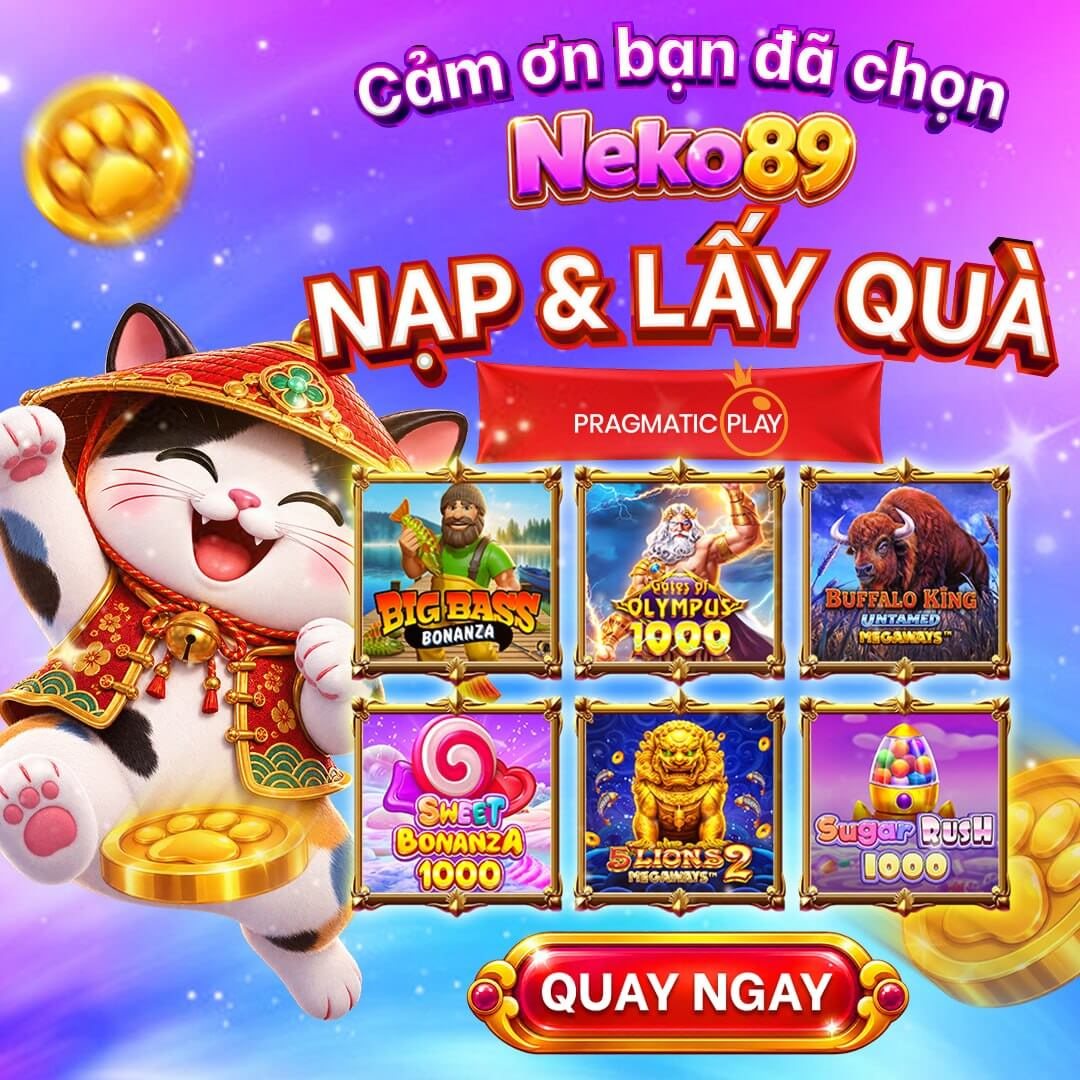 Nạp & lấy quà, Pragmatic Play tại Neko89 Việt